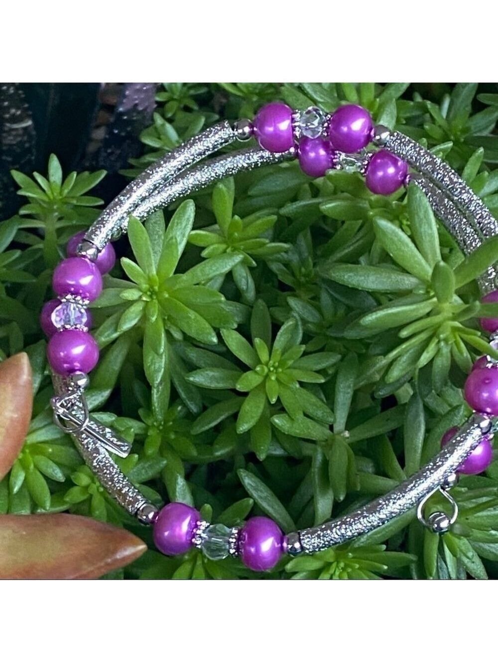 Vantel Pearl Co.  Fuchsia Fusion Bracelet. $16 ea or bundle 3 for $25